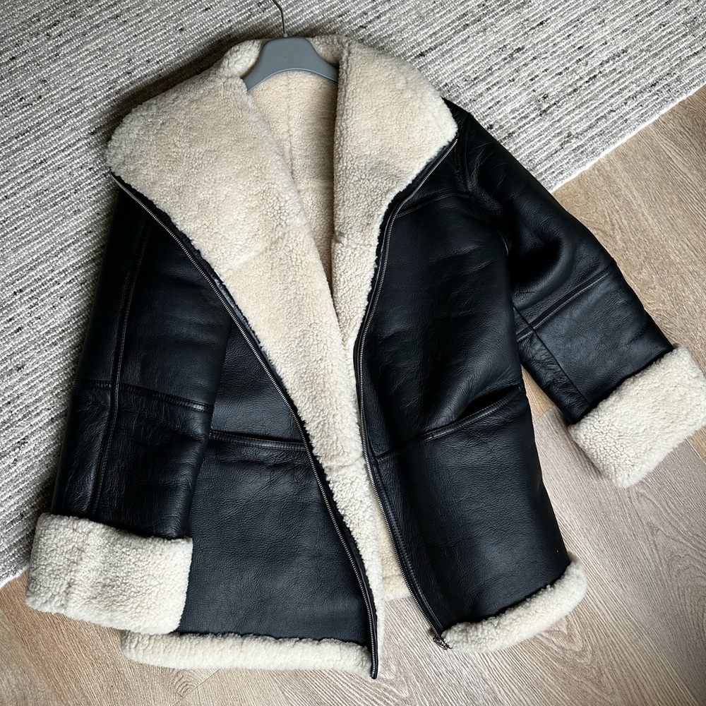 Toteme Menfi shearling coat - Picture 3 of 6
